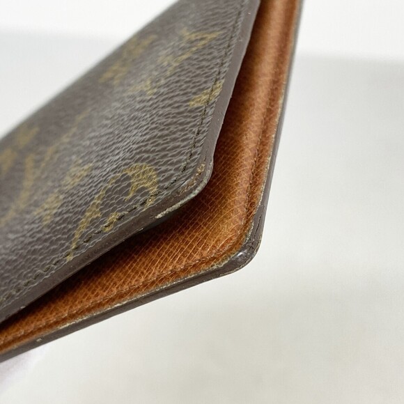 Louis Vuitton Monogram Porte Carte Wallet Vertical Wallet Brown - Picture 6 of 8